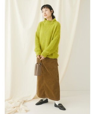 CRAFT STANDARD BOUTIQUE バスケットモールスタンドネックプルオーバー Yellow