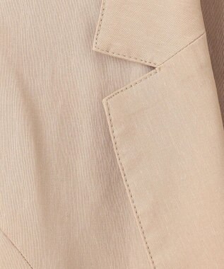 J.PRESS LADIES 【セットアップ対応】セルロースリネンストレッチ テーラード ジャケット ベージュ系