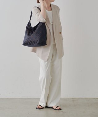 russet ナイロンジャガード2WAYショルダーバッグ(CE-1622) Purple/BR