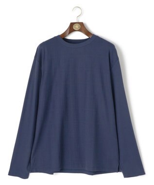 J.PRESS MEN 【KING SIZE】【ビジネス対応】リンクスシャドーチェック ロングスリーブTシャツ