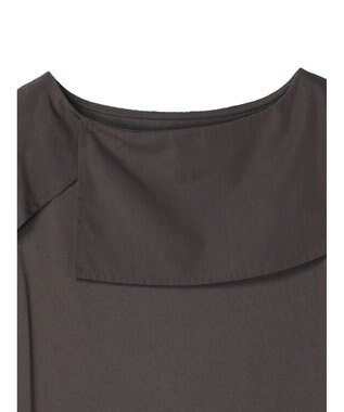 Green Parks オフショル風カットプルオーバー Gray