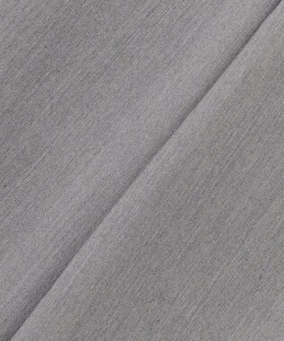 J.PRESS LADIES L SOFTシャンブレー テーパード パンツ ライトグレー系