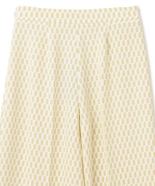 JOSEPH アルコーブプリント　ワイドトラウザーズ Pale Olive/Ivory