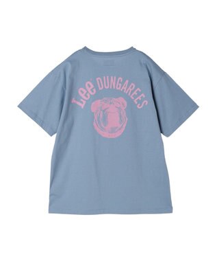 earth music&ecology Ｌｅｅ×ｅ．ｍ．ａ．ｅ　ＢＵＬＬＤＯＧ　ＰＲＩＮＴ　ＴＥＥ Blue