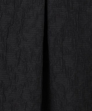 組曲 フラワーラメジャカード ジャンパースカート ブラック系