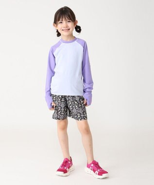 Columbia Columbia/ 【KIDS】サンディショアーズロングスリーブサンガード /コロンビア Snowdrift、 Paisley Purple