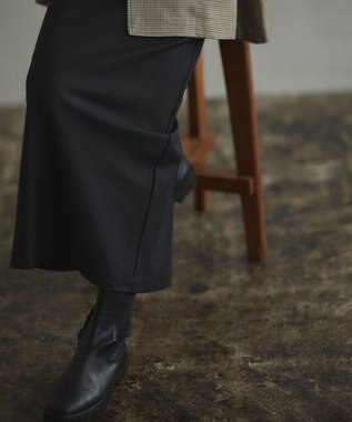 CRAFT STANDARD BOUTIQUE バイアスＩラインスカート Black