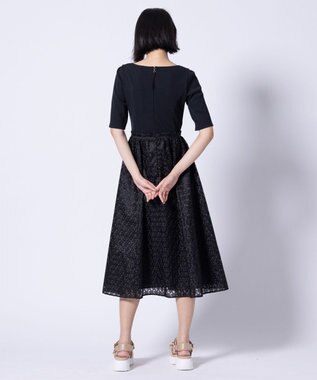 TOCCA 【洗える・消臭】FLOWER OF WINDMILL ドレス ブラック