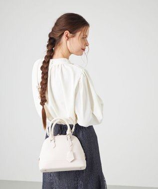 LA BAGAGERIE 【MONICA】2wayミニボストンバッグ ブラック