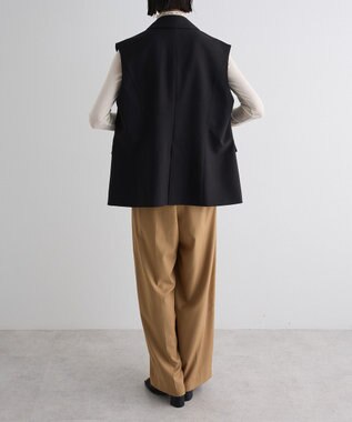 Green Parks テーラードベスト Black