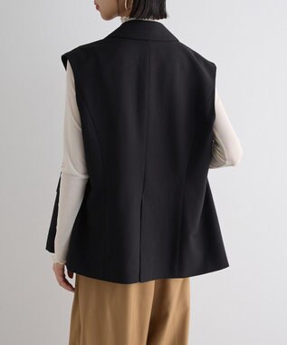 Green Parks テーラードベスト Black