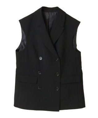 Green Parks テーラードベスト Black