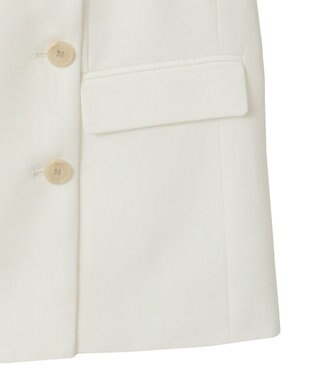 Green Parks テーラードベスト Off White