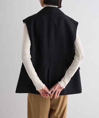 Green Parks テーラードベスト Black