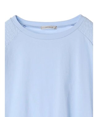 Green Parks 袖ポコポコドッキングカットプルオーバー Light Blue