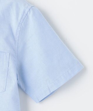 J.PRESS KIDS 【140-170cm】ドレスオックス 半袖 シャツ サックスブルー系