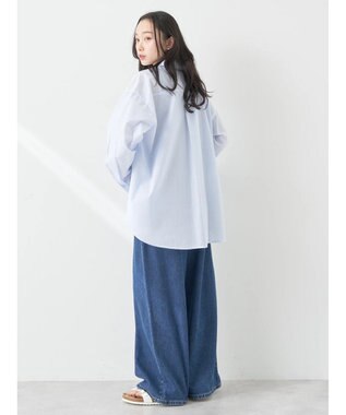 earth music&ecology ＴＲキュプラレギュラーシャツ Off White