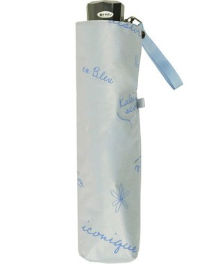 MOONBAT 【一級遮光/晴雨兼用】LANVIN en Bleu (ランバン オン ブルー) 折りたたみ日傘 ラインドローイング 遮光 遮熱 UV