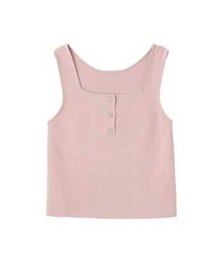 YECCA VECCA [UVカットマシンウォッシャブル]アンサンブルニット Pink