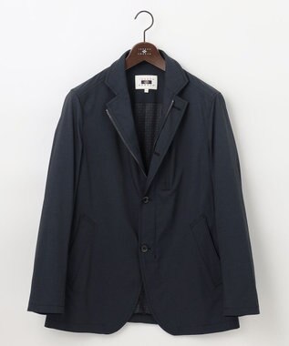 JOSEPH ABBOUD 【キングサイズ・撥水・ストレッチ】インタレースストレッチ ドライビング ジャケット ネイビー系