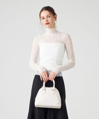 LA BAGAGERIE 【MONICA】2wayミニボストンバッグ アイボリー