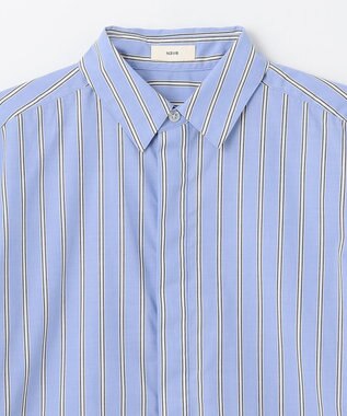 NAVE 【Nave】タイプライター シャツ ブルーストライプ