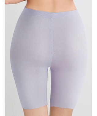 WACOAL ガードル ロング丈 【EverChic】 綿混メッシュ生地(本体) 通気性(本体) ほどよくおなか押さえ フリーカッティング仕様(裾) レディース GRC430 /ワコール グレー