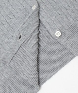 WEGO 【26年春新作】別注USPOLOケーブルニットカーデ グレー