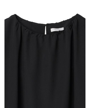 Green Parks ｅｆ－ｄｅ　ギャザーブラウス Black