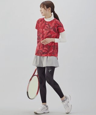 CW-X 【WOMEN】 CW-X トップス 【薄軽ランニングシャツ】 半袖 3分袖 Ｕネック 吸汗速乾性(本体) レディース DLY155 /ワコール