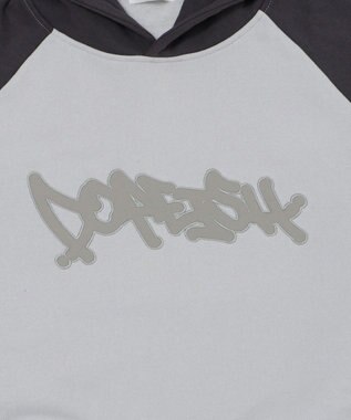 WEGO ラグランプルパーカー スミクロ