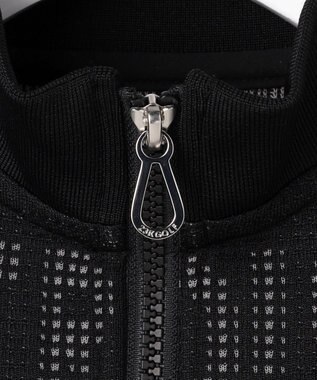 23区GOLF 【WOMEN】ロゴジャガードトラックジャケット ブラック系5