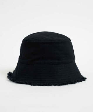 WEGO 2WAYフリンジバケットハット ブラック