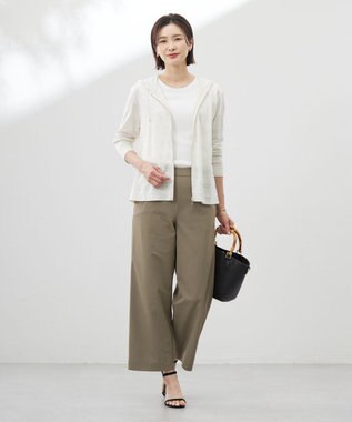 J.PRESS LADIES 【WEB限定カラーあり・洗える】FINE SLEEVELESS ニット タンクトップ オフ系