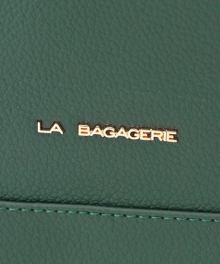 LA BAGAGERIE フロント金具デイリーリュック グリーン