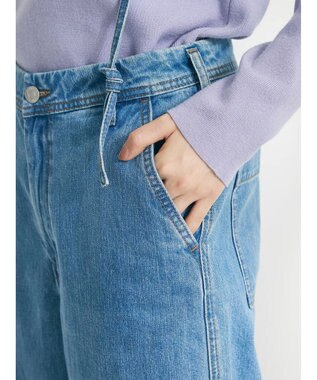 CRAFT STANDARD BOUTIQUE ２ｗａｙサロペットデニムパンツ Light Indigo