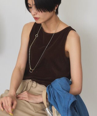 AMERICAN HOLIC シアーベロアタンクトップ