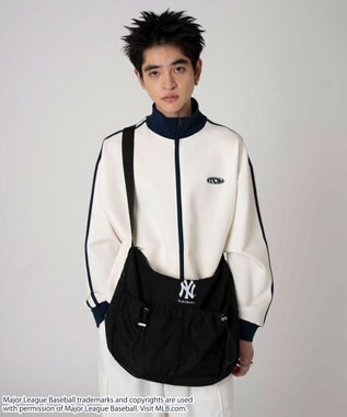 WEGO 【ユニセックス着用ITEM】別注MLBドロストポケットショルダー ブラック