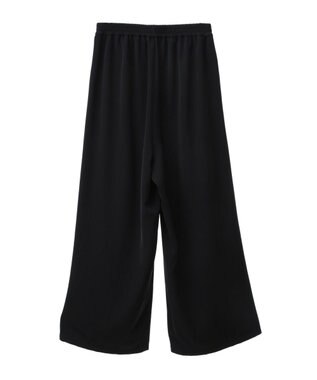 Green Parks ■ＥＳＣＡＲ　センターフリルワイドパンツ Black
