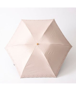 UNBILLION カシュネ cachenez / 【晴雨兼用】【日傘】 【UV カット率99.999.9％以上】PU軽量フラワー刺繍ミニ折りたたみ傘 ピンク
