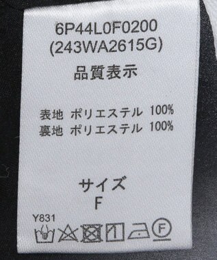 Green Parks ■ＥＳＣＡＲ　センターフリルワイドパンツ Black