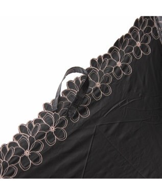 UNBILLION カシュネ cachenez / 【晴雨兼用】【日傘】 【UV カット率99.999.9％以上】PU軽量フラワー刺繍ミニ折りたたみ傘 ピンク