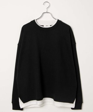 WEGO フェイクレイヤードプルオーバー ブラック