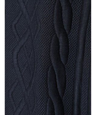 CRAFT STANDARD BOUTIQUE ケーブル柄カットカーディガン1 Navy