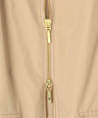 23区 L 【撥水加工】ソフトメモリータフタ スタンドネック ブルゾン ベージュ系