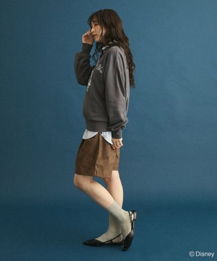 Green Parks １０１匹わんちゃん／ポロ衿裏毛スウェット Charcoal Gray