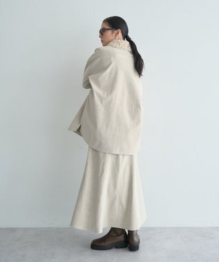 YECCA VECCA レザーライクマーメイドスカート Black