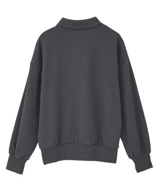 Green Parks １０１匹わんちゃん／ポロ衿裏毛スウェット Charcoal Gray