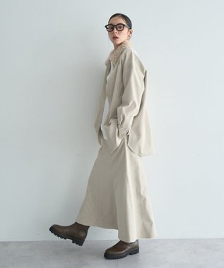 YECCA VECCA レザーライクマーメイドスカート Black