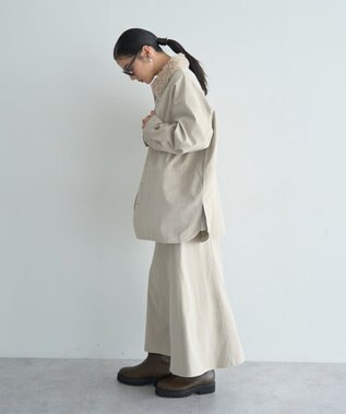 YECCA VECCA レザーライクマーメイドスカート Black